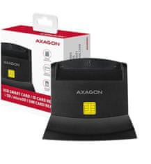 AXAGON CRE-SM2 USB externí čtečka 4-slot Smart card/ID card (eObčanka)