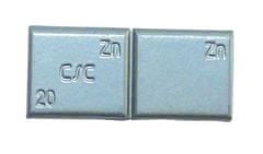 FERDUS Závaží samolepící zinkové ZNC, šedý lak, různé hmotnosti fr: Závaží samolepící zinkové ZNC 5 g, šedý lak - balení 100 kusů