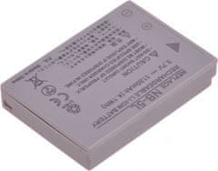 Baterie T6 Power pro Canon Digital IXUS 980 IS, Li-Ion, 3,7 V, 1120 mAh (4,1 Wh), šedá