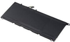 Baterie T6 Power pro notebook Dell P54G, Li-Poly, 7,6 V, 7368 mAh (56 Wh), černá