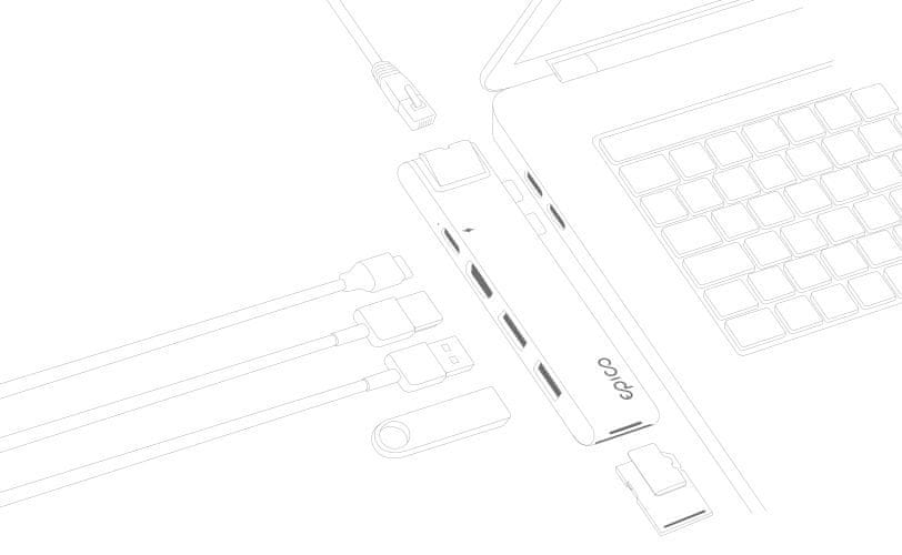 EPICO USB Type-C HUB PRO II, space grey, 9915111900011