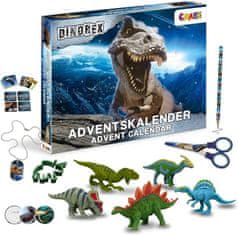 Craze Adventní kalendář Dinosauři Jurský park - figurky, samolepky a doplňky