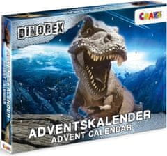 Craze Adventní kalendář Dinosauři Jurský park - figurky, samolepky a doplňky