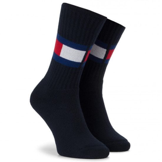 Tommy Hilfiger Značkové luxusní sportovní ponožky Tommy Hilfiger 481985001 TH Flag 1pár
