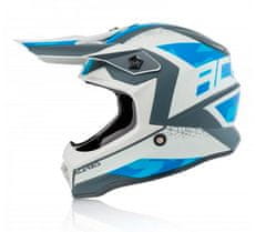 Acerbis Dětská motokrosová helma Steel Junior blue/grey vel. YS