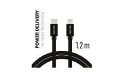 Zaparkorun.cz Datový kabel USB-C / Lightning Power Delivery pro iPhone, 1,2 m, Swissten