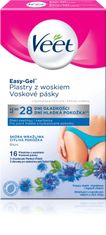 Zaparkorun.cz Voskové depilační pásky na oblast bikin pro citlivou pokožku, 16 ks, Veet