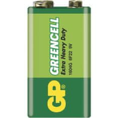 Zaparkorun.cz Baterie 6F22 Greencell, 9 V, 1 ks, GP