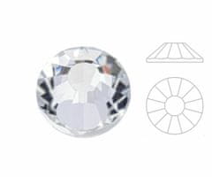 Izabaro 2038 broušený krystal, šaton, kulatý