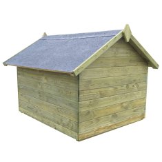 Greatstore Zahradní psí bouda s otevírací střechou impregnovaná borovice
