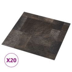 Vidaxl Samolepicí podlahové desky 20 ks PVC 1,86 m2 struktura dřeva