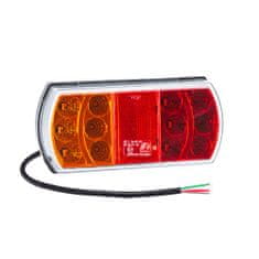 Simex Světlo zadní 3-komorové - brzdové, obrysové, směrové, osvětlení SPZ, LED, levé