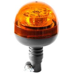 Simex Maják oranžový na tyč - pružný, 8xLED, 24W, 208x129mm