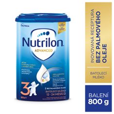 Nutrilon 3 Advanced batolecí mléko 800g, 12+