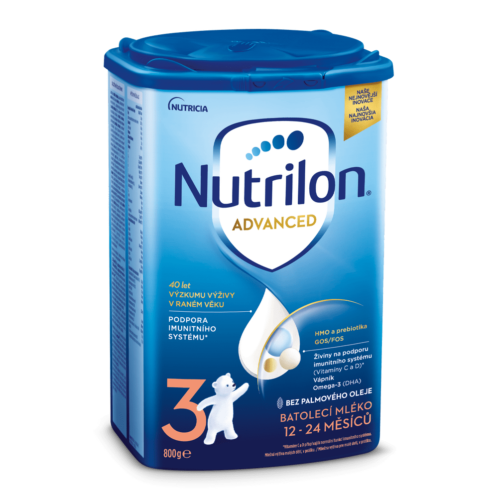 Nutrilon 3 Advanced batolecí mléko 800g, 12+