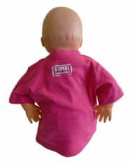 R-SPEKT Rybářské Baby triko pink s kaprem, 3-6 měsíců