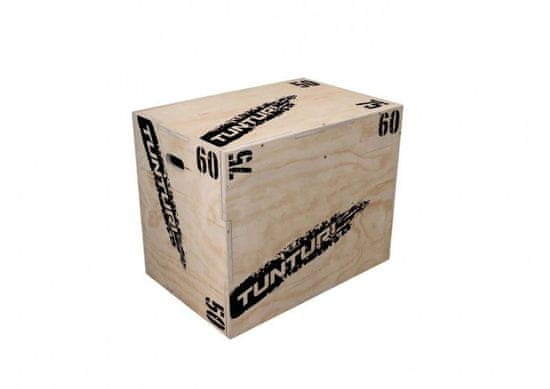 Tunturi Plyometrická bedna dřevěná TUNTURI Plyo Box 50/60/70 cm