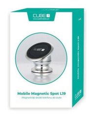CUBE1 L19 - magnetický držák do auta / stříbrná