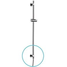 SAPHO Sapho Sprchová tyč s vývodem vody, posuvný držák, 720mm, chrom - 1202-08