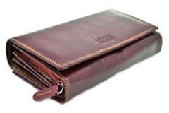 COVERI Dámská kožená peněženka - Coveri Collection - červená