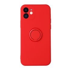 Vennus Kryt s prstýnkem pro Xiaomi Redmi Poco M4 Pro 5G červený