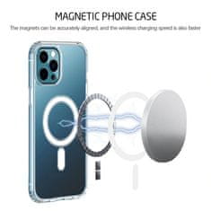 MobilPouzdra.cz Kryt MagSafe Silicone pro Apple iPhone 15 Pro Max , barva čirá