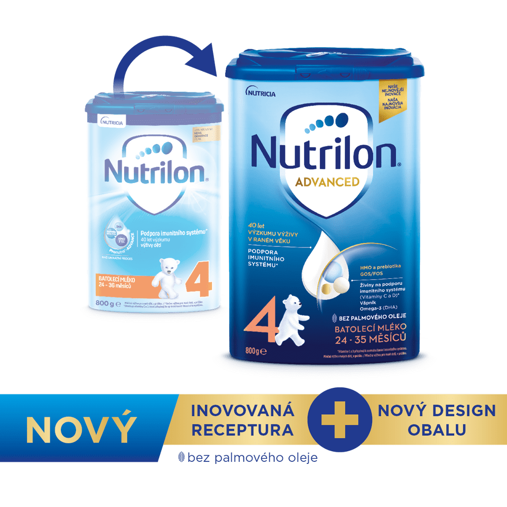 Levně Nutrilon 4 Advanced batolecí mléko 800g, 24+