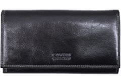 COVERI Dámská kožená peněženka Coveri - černá
