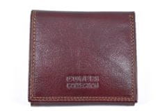 COVERI Dámská kožená peněženka Coveri - tmavě hnědá