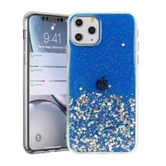 IZMAEL Pouzdro se třpytkami pro Samsung Galaxy A70 - Tmavě Modrá KP18048