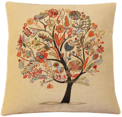 RTex Voňavý dekorační polštář s vytkaným vzorem strom kvetoucí