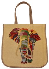Praktická a krásná taška s vytkaným motivem slon