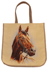 Praktická a krásná taška s vytkaným motivem kůň