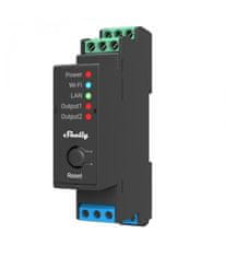 Shelly Shelly Pro 2 - spínací modul 2x 16A (LAN, WiFi, Bluetooth)
