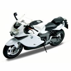 Welly Motocykl bmw k1300s model 1:10 bílý