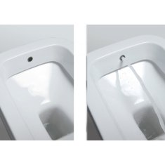 Hopa Závěsné WC TULIP FUSION s integrovanou bidetovou sprchou Bez sedátka