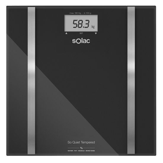 SOLAC PD7636 So Quiet Tempered osobní váha