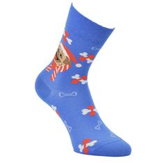 OXSOX Unisex barevné Crazy ponožky s vánočními motivy OX9101421 4-pack, 43-46