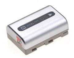Baterie T6 Power pro SONY DCR-TRV25E, Li-Ion, 7,2 V, 1700 mAh (12,2 Wh), stříbrná