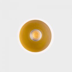 KOHL LIGHTING KOHL-Lighting NOON zapuštěné svítidlo s rámečkem pr.83 mm bílá-zlatá 38° 7 W CRI >80 3000K Non-Dimm