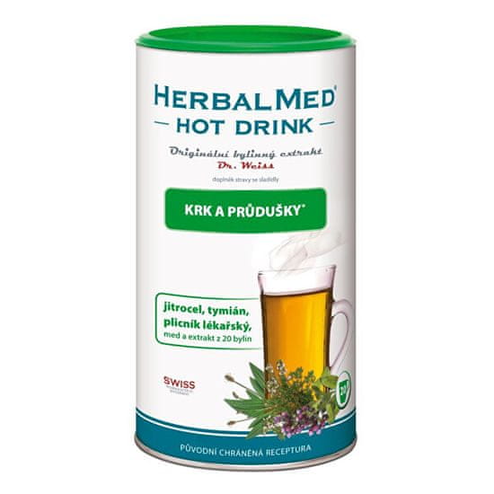 Simply you HerbalMed Hot Drink Dr. Weiss - krk a průdušky 180 g