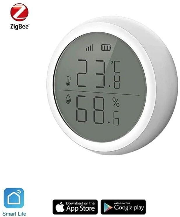 iQ-Tech SmartLife HS01 Zigbee sensor Vlhkosti a teploty, Zigbee 3.0
