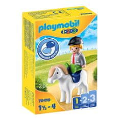 Playmobil Chlapec s poníkem , 1.2.3, 2 dílky