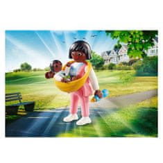 Playmobil Maminka s nosítkem na dítě , Život ve městě, 4 dílky