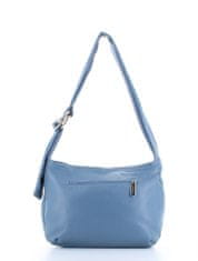 Marina Galanti kožená kabelka přes rameno - hobo bag - světle modrá