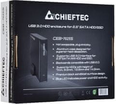 Chieftec CEB-7025S, 2,5", USB3.0