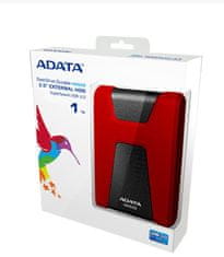 Adata HD650, USB3.1 - 1TB, červená (AHD650-1TU31-CRD)