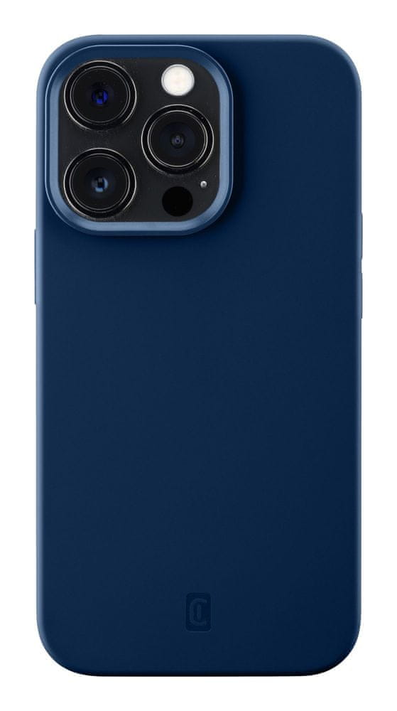 CellularLine Ochranný silikonový kryt Sensation pro Apple iPhone 13 Pro Max SENSATIONIPH13PRMB, modrý