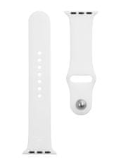 Tactical 465 Silikonový Řemínek pro Apple Watch 1/2/3/4/5/6/7/SE 38/40/41mm White
