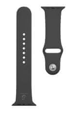 Tactical 488 Silikonový Řemínek pro Apple Watch 1/2/3/4/5/6/7/SE 42/44/45mm Black